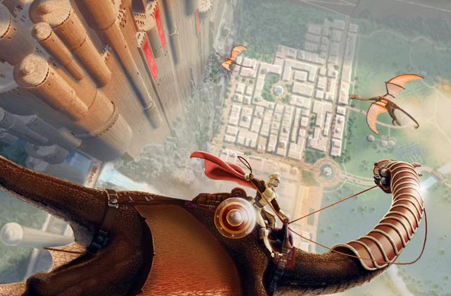 Fantasy game release artwork